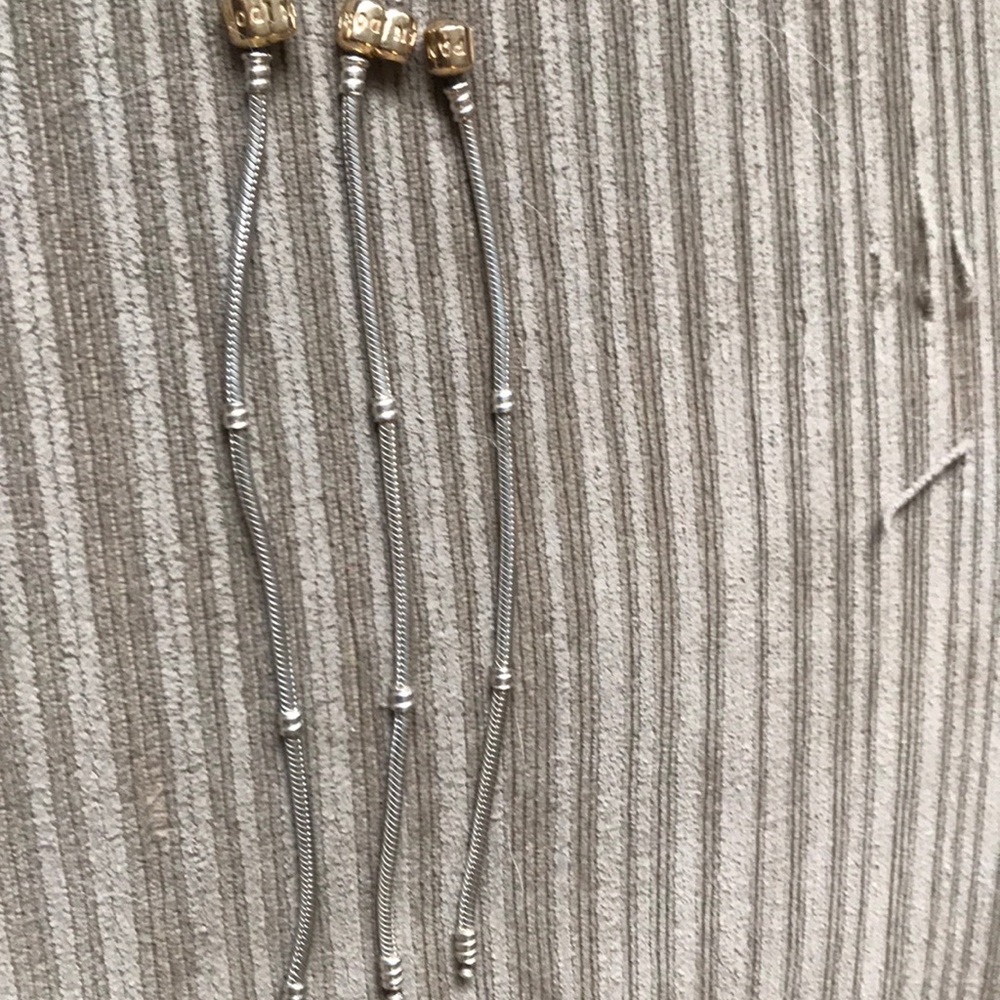 Pandora bracelet 14 k gold clasp 60 eAch